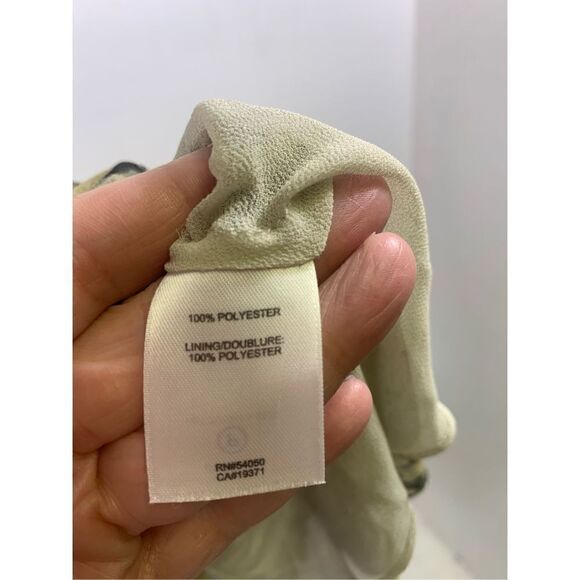 Heed by Robert Rodriguez Olive Animal Print Blouse Size M - Picture 6 of 7